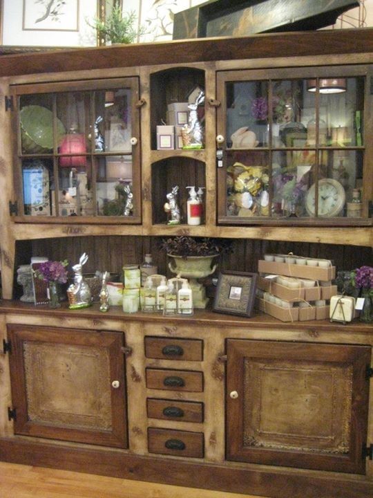 Custom Made Beautiful Handmade Hutches by Sac River Primitives