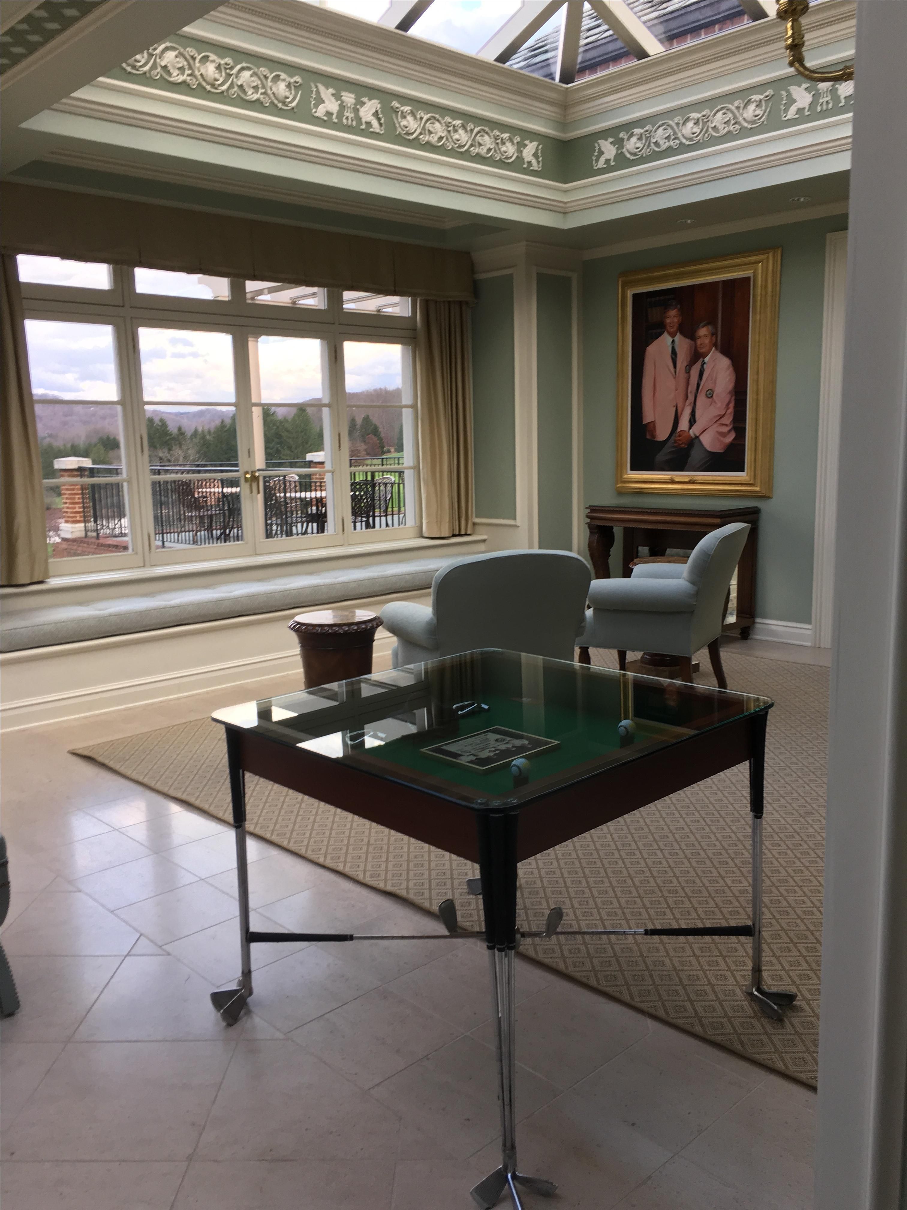 Custom Made Golf Club Table by Designers Furniture & Finishing Co