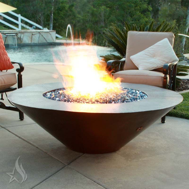 Hand Crafted 48 Inch Cono Moreno, 48 Inch Fire Pit Bowl