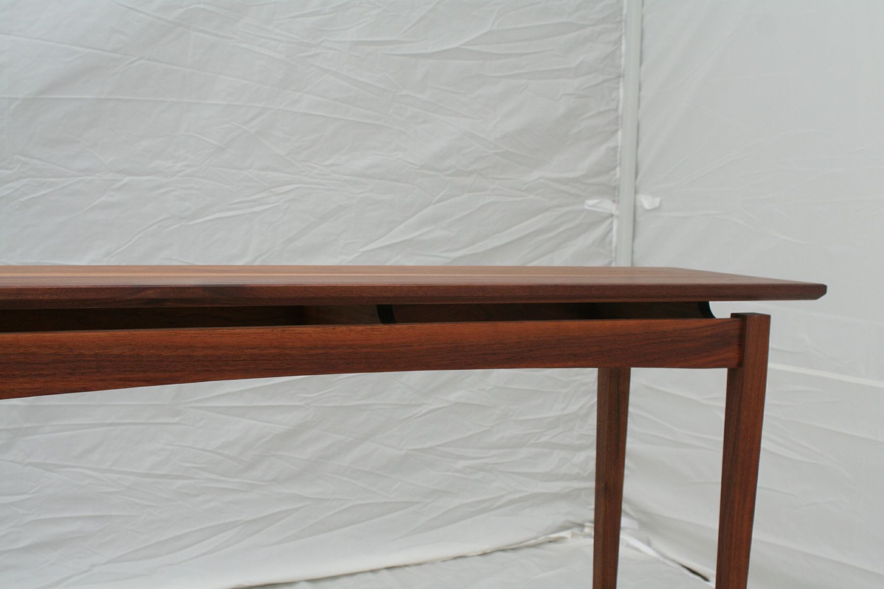 Hand Made Walnut Sofa Table Shipping Included by Wood In Motion