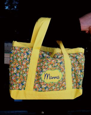 Custom Made Cute Personalized Tote For Book/Lunch/Misc