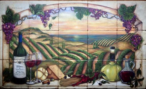 Custom Made Vineyard Murals