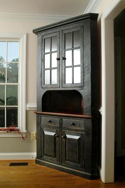 Custom Made Pine Corner Hutch