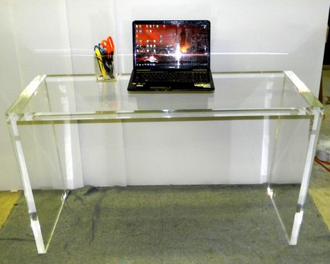 Custom Made Acrylic Entryway / Console Table In 1.5