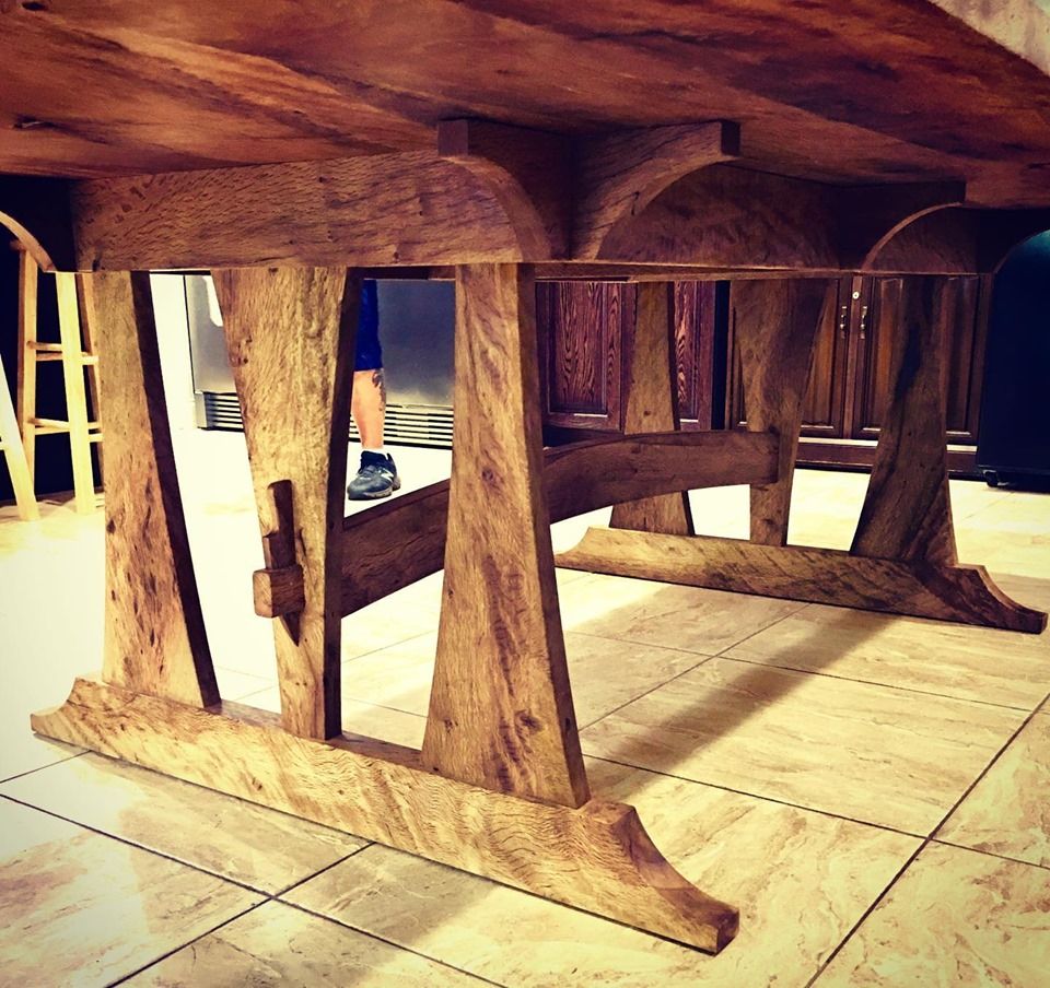 Hand Made Custom Dining Table by Stage One Designs