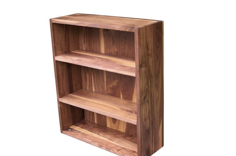Hand Made Solid Walnut Bookcase With Moveable Shelves By Ing Hand Made Solid Walnut Bookcase With Moveable Shelves By Ing Rock Woodworks Custommade Com