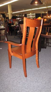 Custom Made Richfield Arm Chair In Quarter-Sawn White Oak