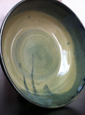 Custom Made Gemfox Pond And Sencha Ceramic Bowl Wheel Thrown Stoneware Pottery Sra Usa