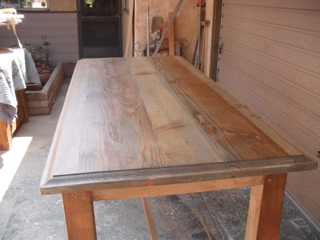 Hand Crafted Reclaimed Wood Gathering Table Custom Made In The Usa From