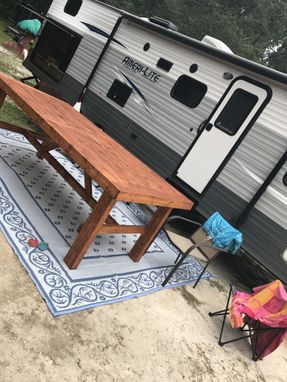 Custom Made Outdoor Table Ready To Go!