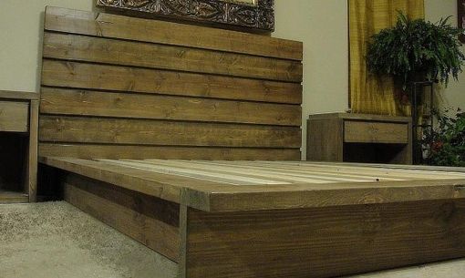 Custom Made Queen Rustic Platform Bed