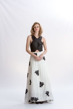 Custom Made Embroidered Evening Gown