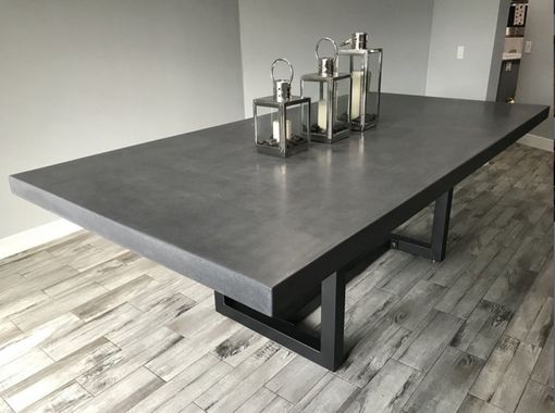 Custom Made Large Custom Concrete Table