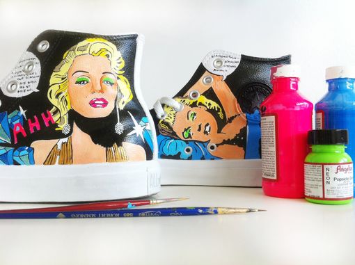 Custom Made Marilyn Monroe Converse (Hand Painted)