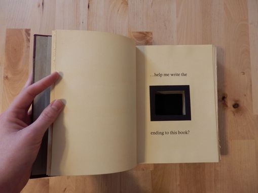Custom Made Secret Compartment Book/Ring Box