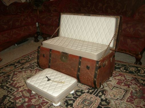 Custom Made Antique Trunk/Love Seat