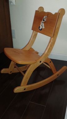 Custom Made Children's Folding Rocking Chair