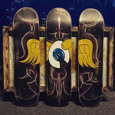 Custom Made Custom Painted Skateboards