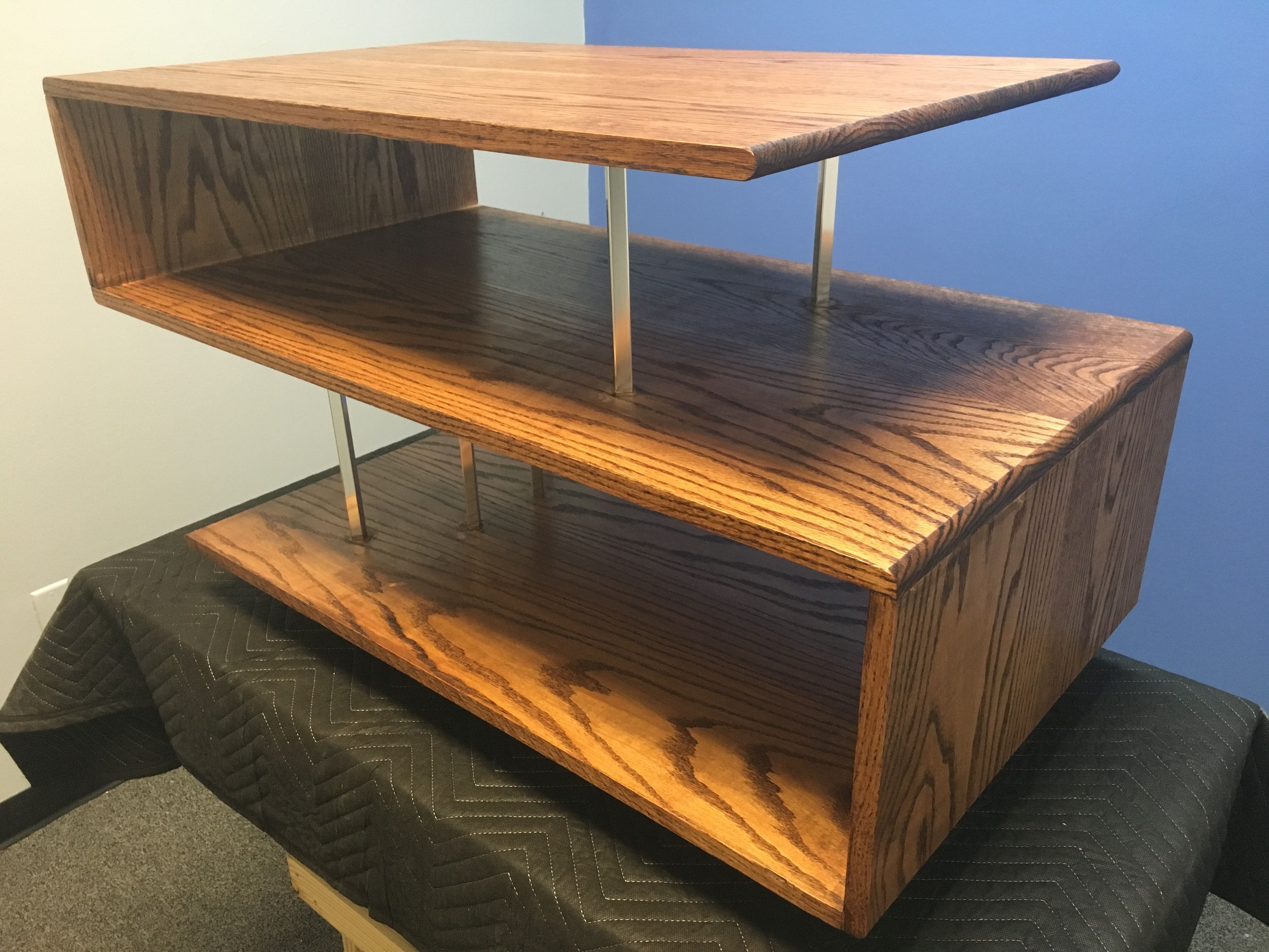 Buy Custom Made Red Oak Coffee Table, made to order from EdWood Custom