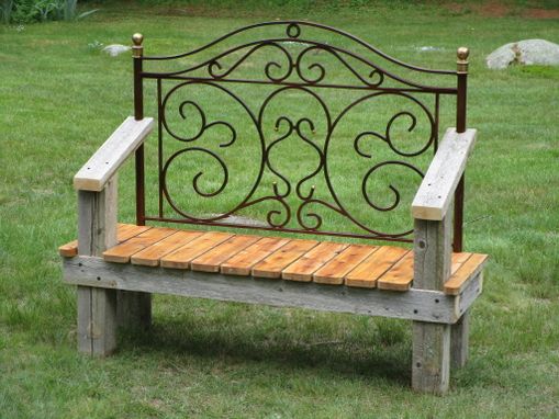 Custom Made Rustic Cedar Garden Bench