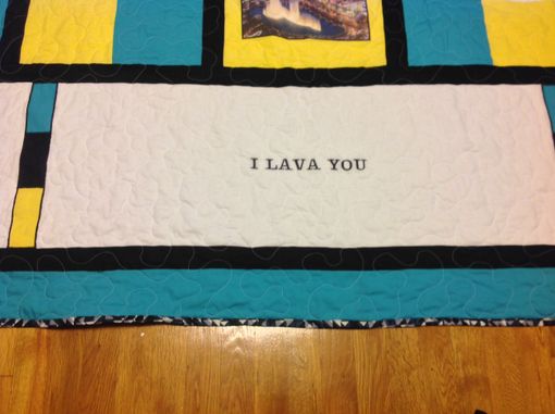 Custom Made Custom Disney Classic Movie Film Strip Themed Quilt With Applique And Embroidery Work