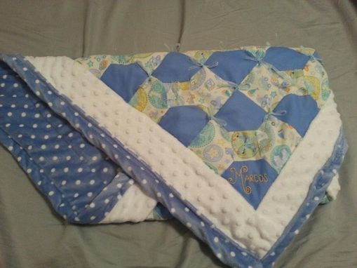 Custom Made Bowtie Baby Quilt
