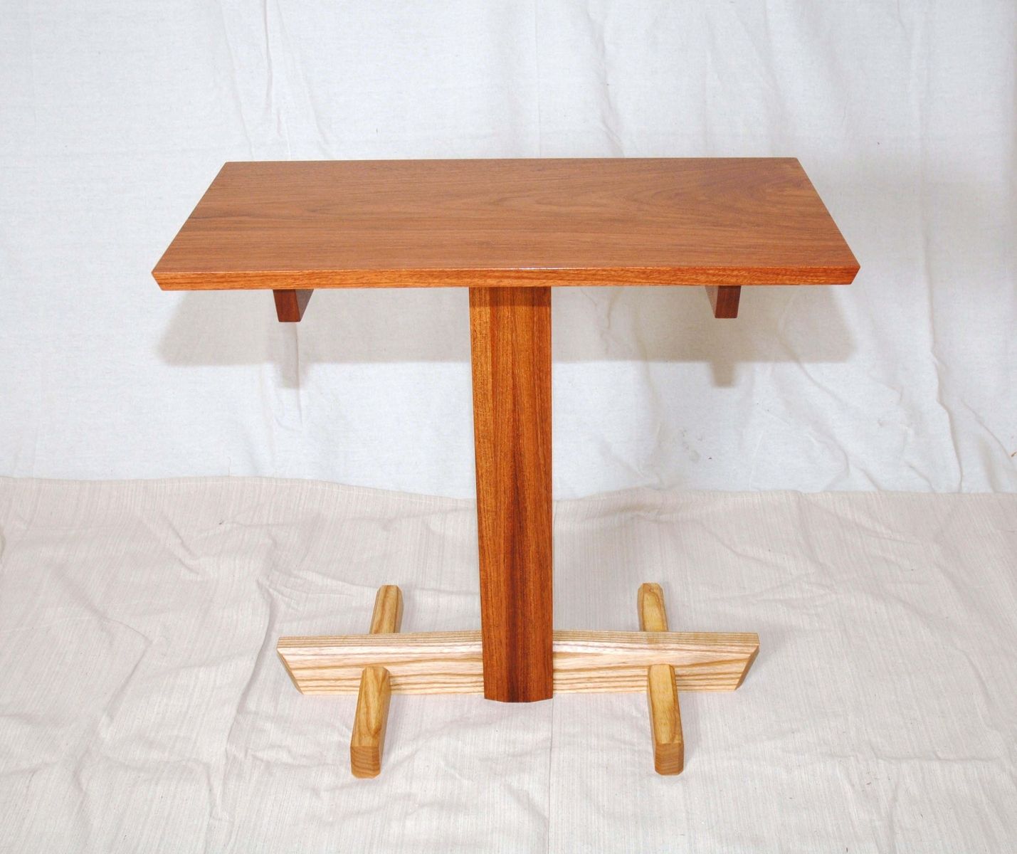 Custom Asian Post And Beam Side Tables by Natural Mystic Woodwork