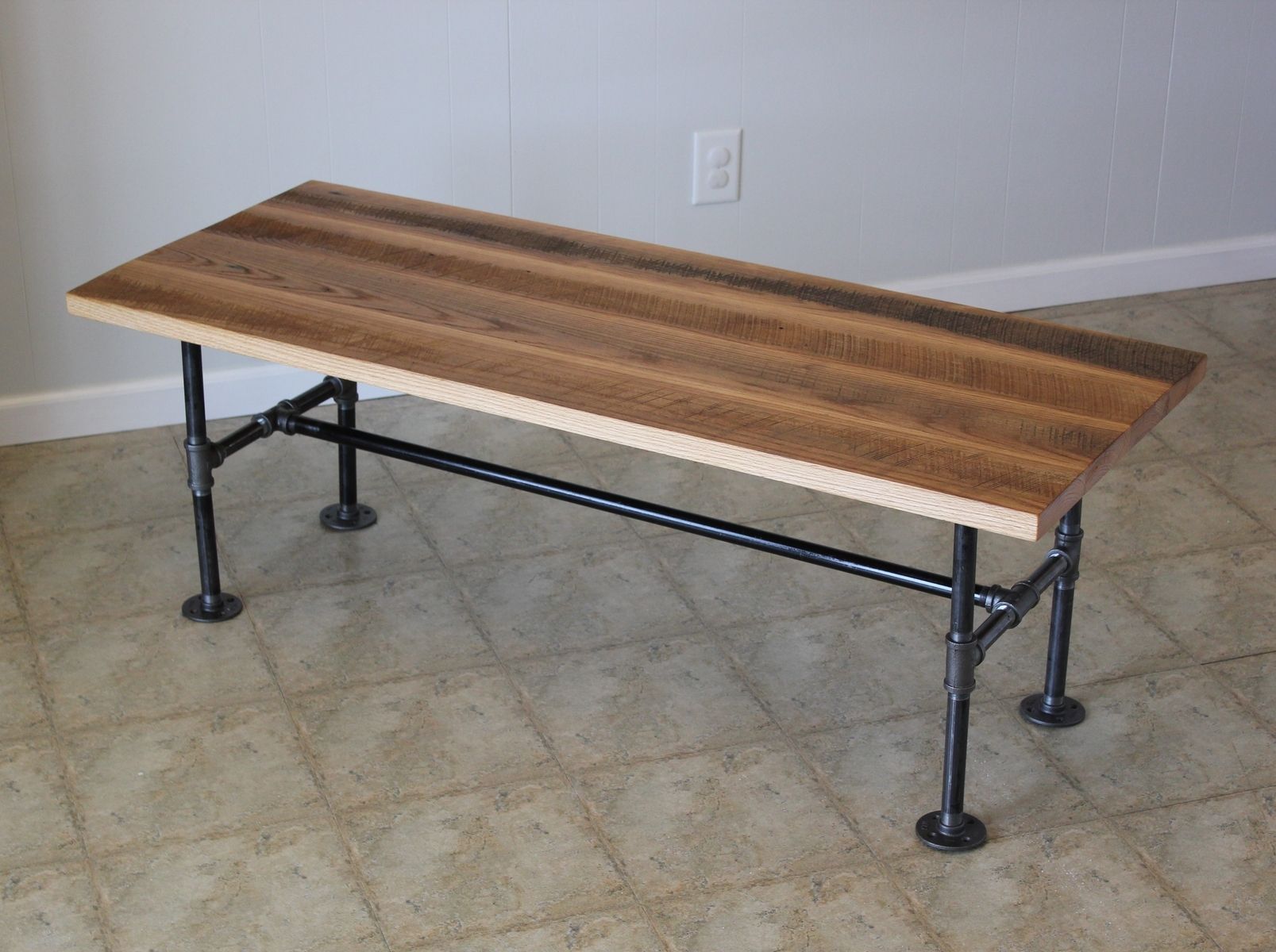 Handmade Reclaimed Barn Wood Coffee Table With Industrial ...