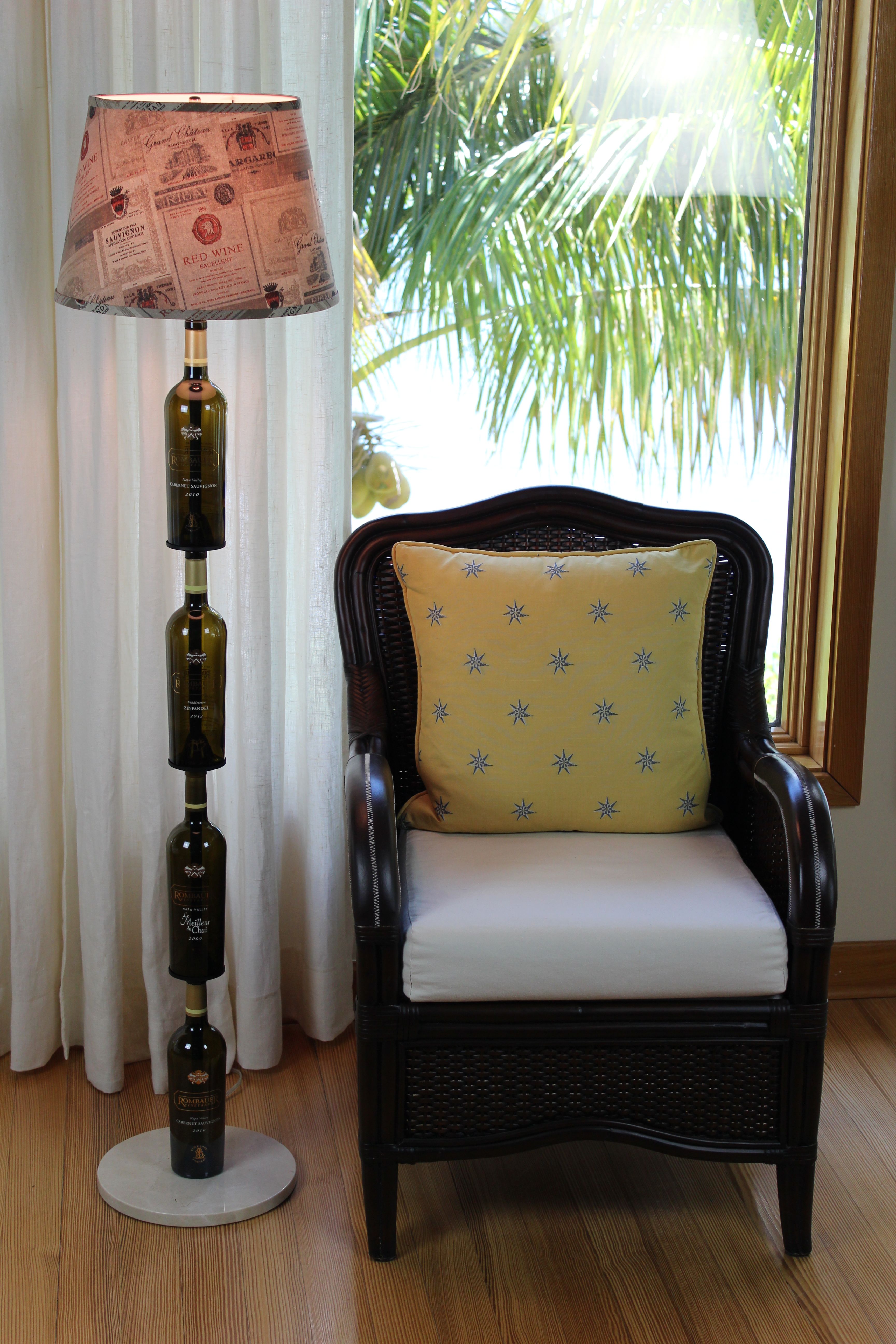 Buy Handmade Wine Bottle Floor Lamp - Customer Bottles, made to order ...