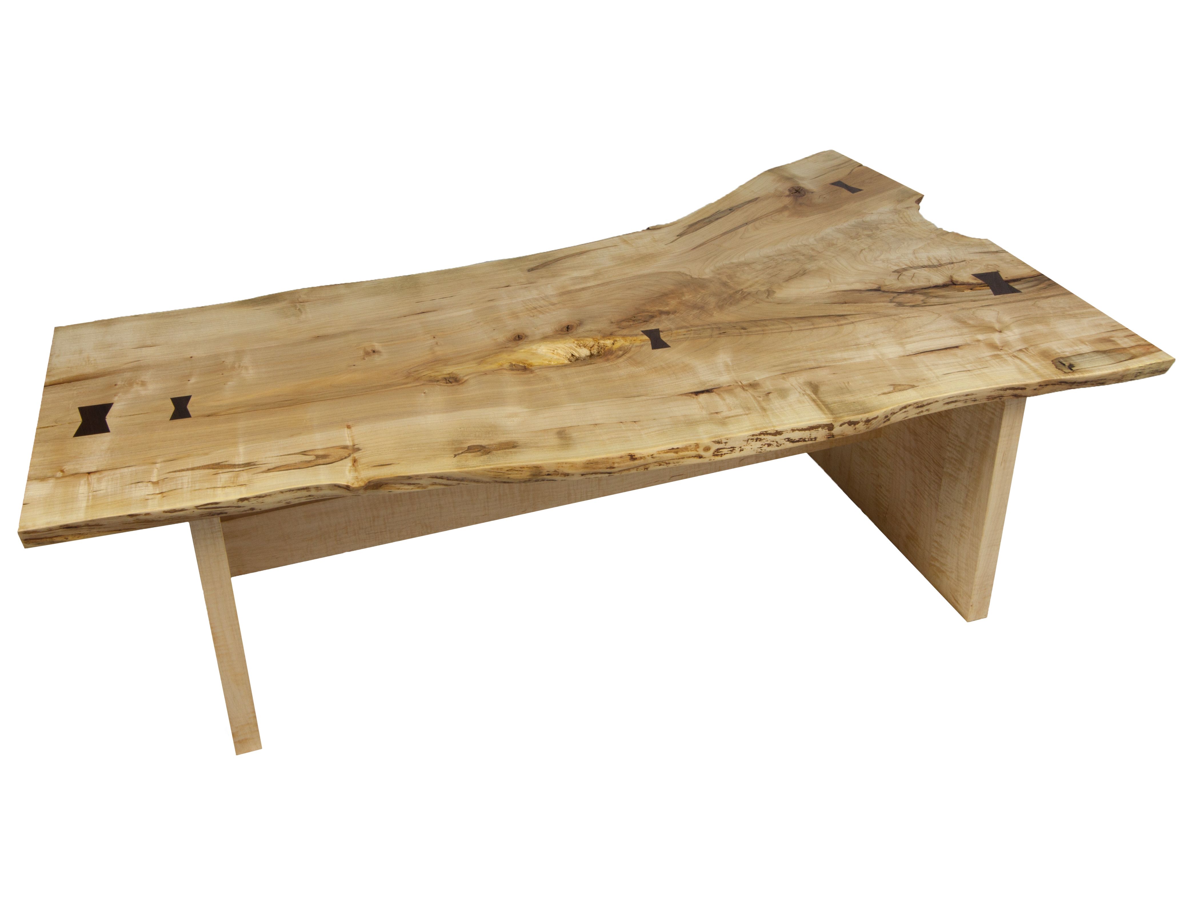 Buy Hand Crafted Handmade Ambrosia Maple Live Edge Coffee Table, made