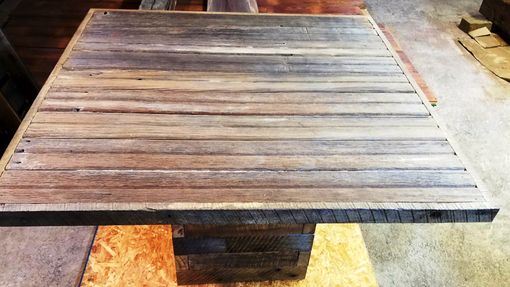 Custom Made Reclaimed Pedestal Table