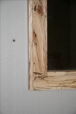 Custom Made Spalted Maple Mirror