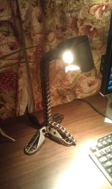 Custom Made Piston Desk Lamp