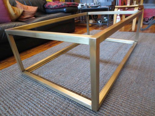 Custom Metal - Modern Coffee Table Base by Andrew Stansell ...