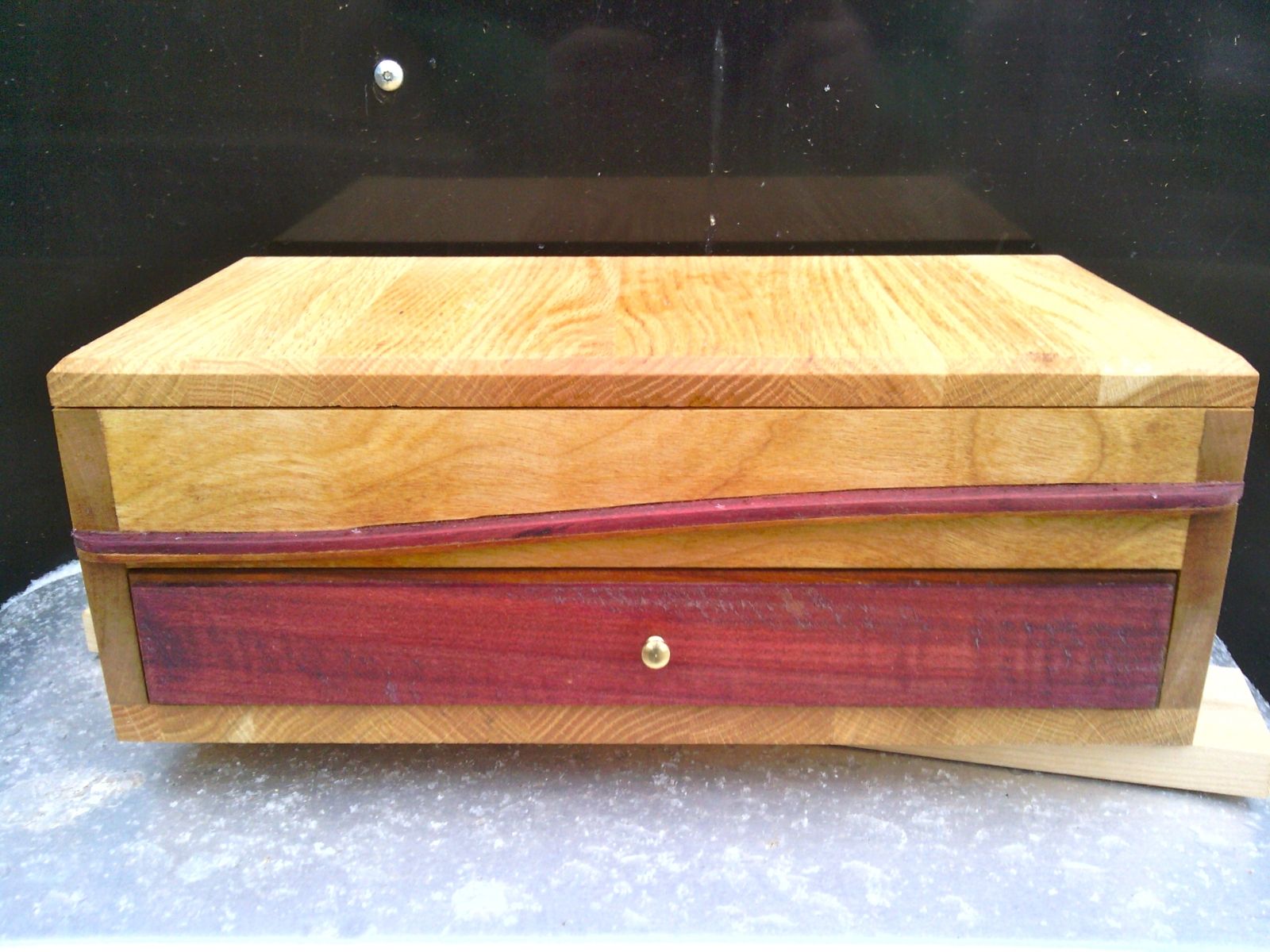 Solid Wood Jewelry Box Small Walnut Wood Cherry Wood Jewelry Case