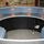 Hand Made Brushed-Aluminum Circular Reception Desk by Yb 
