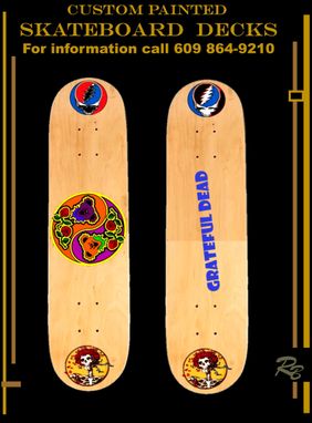 Custom Made Skateboard, Skate Board,Deck,Custom Painted, Designs, One Of A Kind