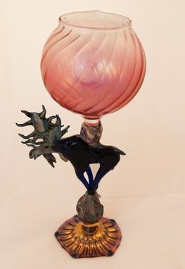 Custom Made Sculpted Wildlife Goblets