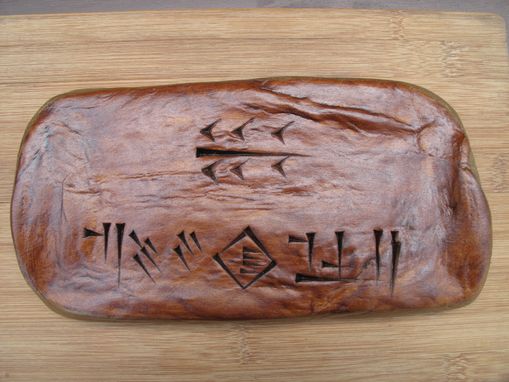 Custom Made Zikia Cuneiform Tablet.