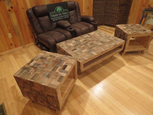 Custom Made Rustic Retro Living Room Set
