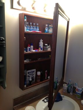 Custom Made Bathroom Mirror/Vanity Cabinet