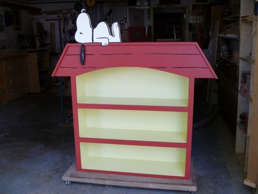 Custom Made Snoopy Doghouse Bookcase