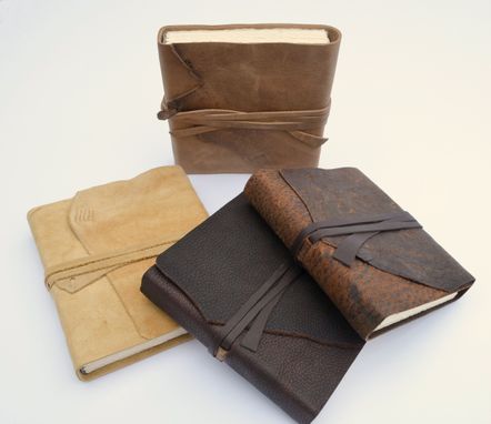 Custom Made Custom Made To Order Set Leather Bound Journal Collection