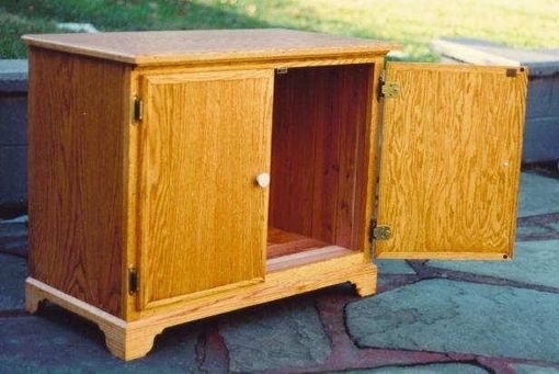 Custom Made Cedar Lined Oak Cabinet