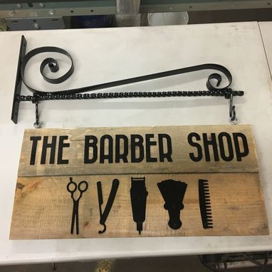 Custom Made Barber Shop Sign