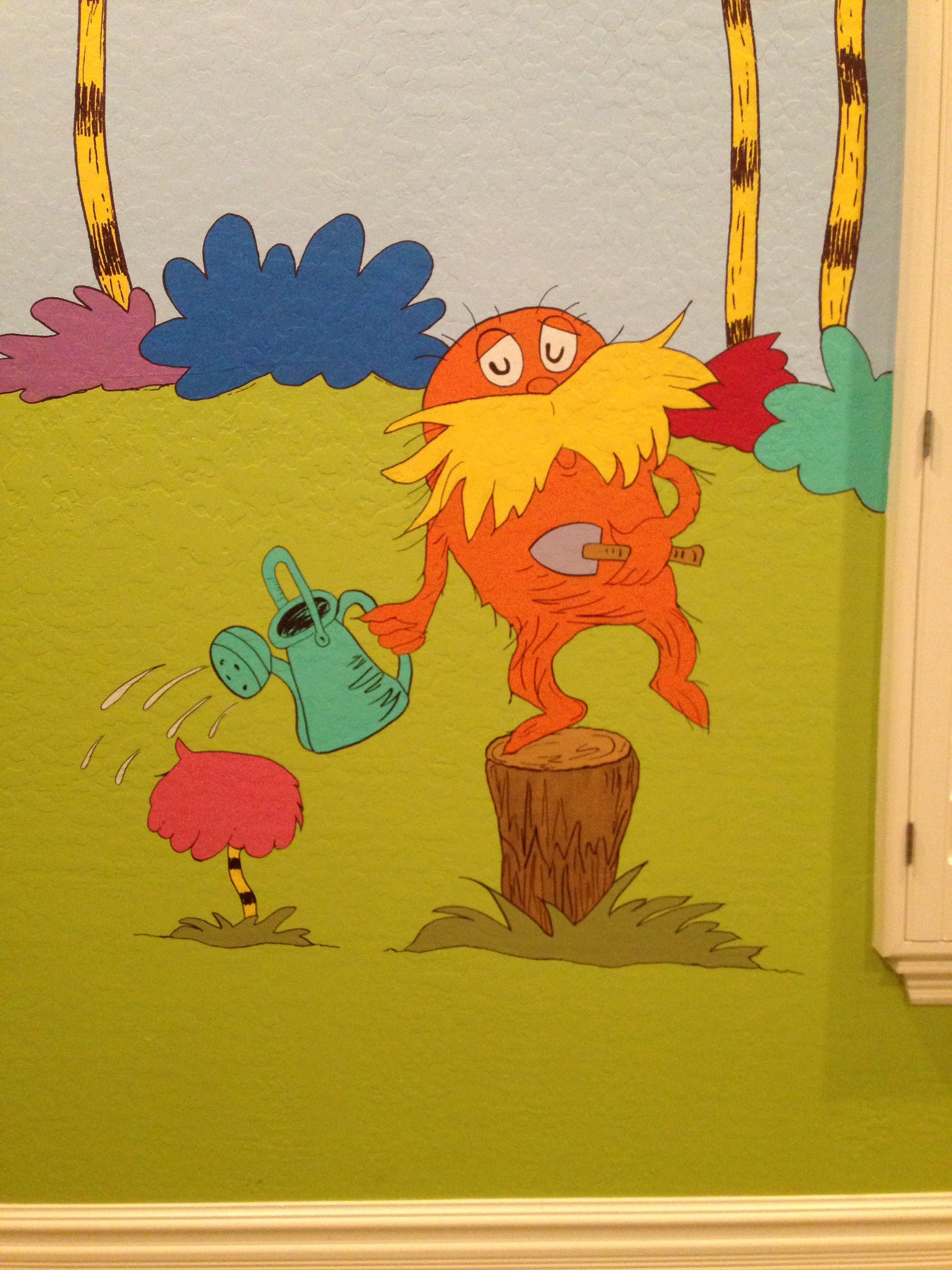 Custom Made Dr. Seuss Mural by Kid Murals by Dana | CustomMade.com