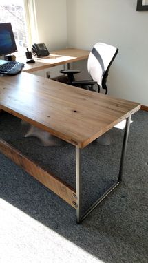 Custom Made Home Office Reclaimed Wood Desk
