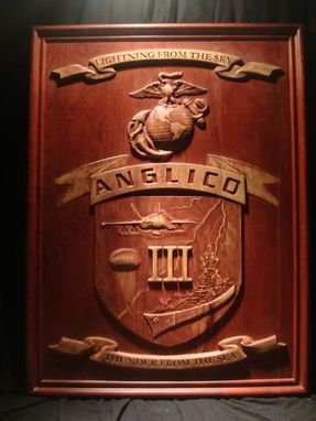 Custom Made Anglico The Third Marine Crest