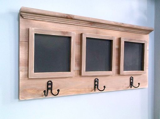 Custom Made Rustic & Shabby Entry And Foyer Organizers With Coat And Key Hooks