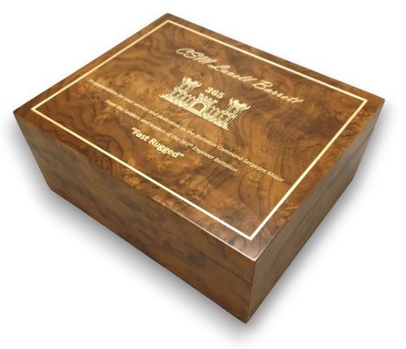 Custom Made 24 Count Custom Humidor Made In The U.S. Free Shipping And Engraving